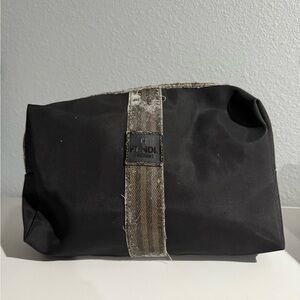 Vintage Fendi Black Cosmetic Bag (Project piece)